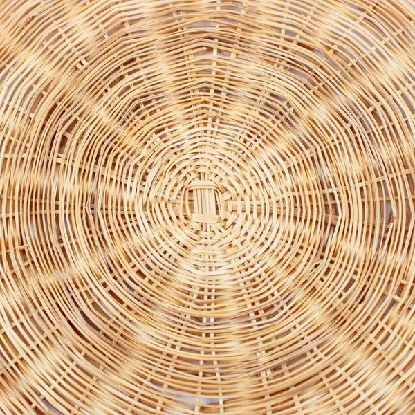 Set of 8 Vintage Wicker Rattan Woven Paper Plate Holders