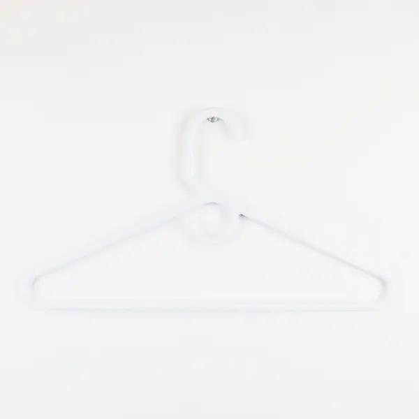 Lot of 10 Thick White Plastic Clothes Hangers for Shirts Jackets Dresses