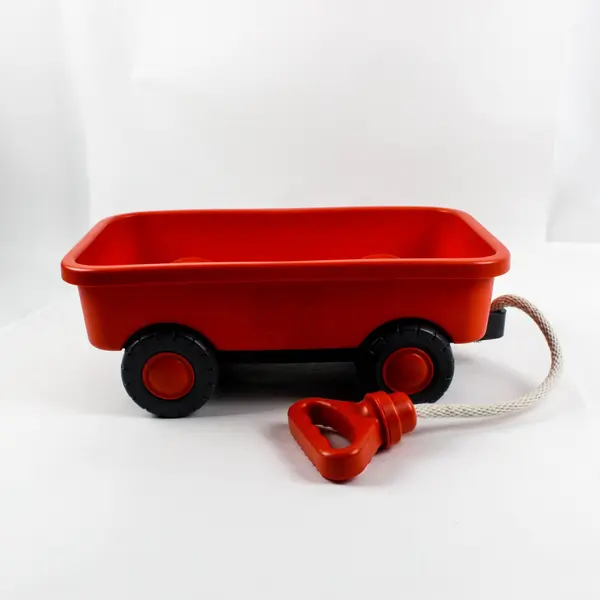 Green Toys Standard Orange Utility Cart Wagon Recycled Plastic