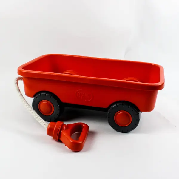 Green Toys Standard Orange Utility Cart Wagon Recycled Plastic