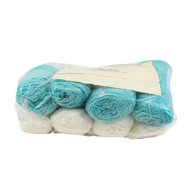 Vintage Herrschners 3707 Carriage Robe Crochet Kit 8 Rolls Instructions