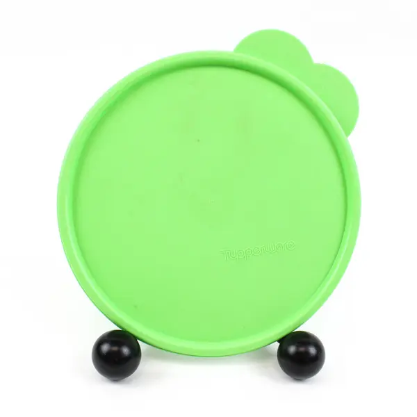 Tupperware 2540-2 Green Round Storage Container Replacement Lid 6.25 Inch