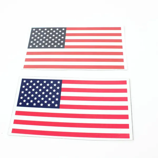 Lot of 5 American Flag Refrigerator Magnets