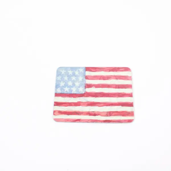 Lot of 5 American Flag Refrigerator Magnets
