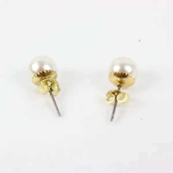 Faux Pearl Earrings & Matching Bracelet Jewelry Set