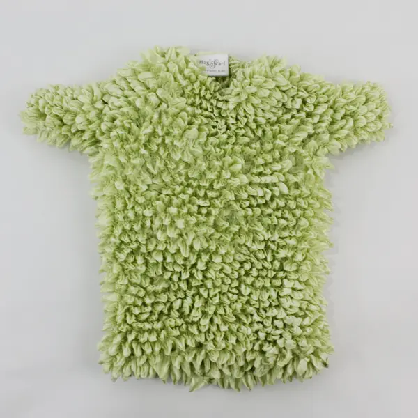 Magic Scarf Women's Popcorn Shirt Pale Lime Green XL-4X