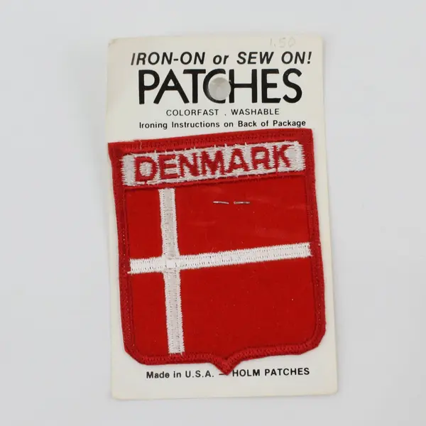 Lot of 9 Sweden Denmark Sverige Iron-On Sew-On Patches