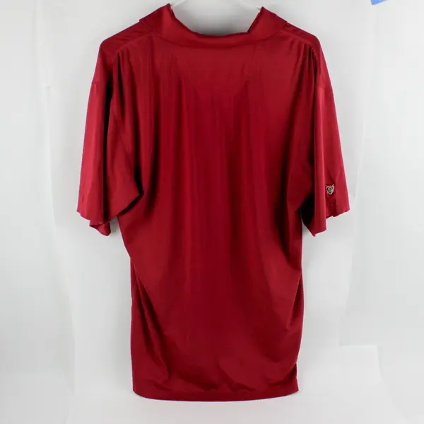 Oxford Golf Super Dry Coolmax Red Short Sleeve Polo Shirt Mens Size S