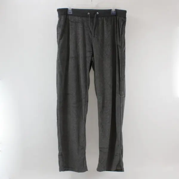 Tracksuit Women's Gray Velour Track Pants Size 2XL Casual Lounge