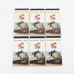 Lot of 6 Seaboard System Railroad Notepads Railroadiana Paper Ephemera