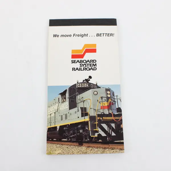 Lot of 6 Seaboard System Railroad Notepads Railroadiana Paper Ephemera