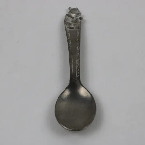 Danforth Pewter Disney Winnie the Pooh Infant Feeding Spoon 4.25" Good