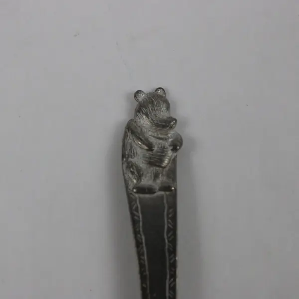 Danforth Pewter Disney Winnie the Pooh Infant Feeding Spoon 4.25" Good