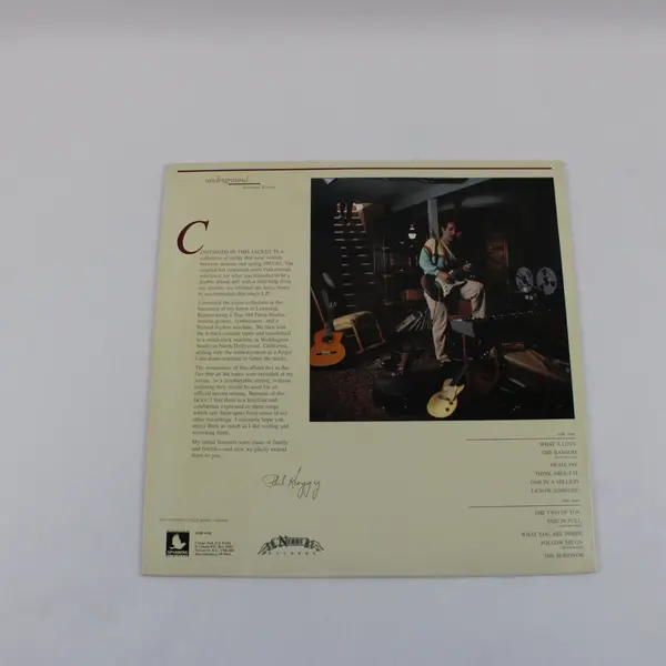 Phil Keaggy Underground 1983 Nissi Records 12" Vinyl Record EMR 4600
