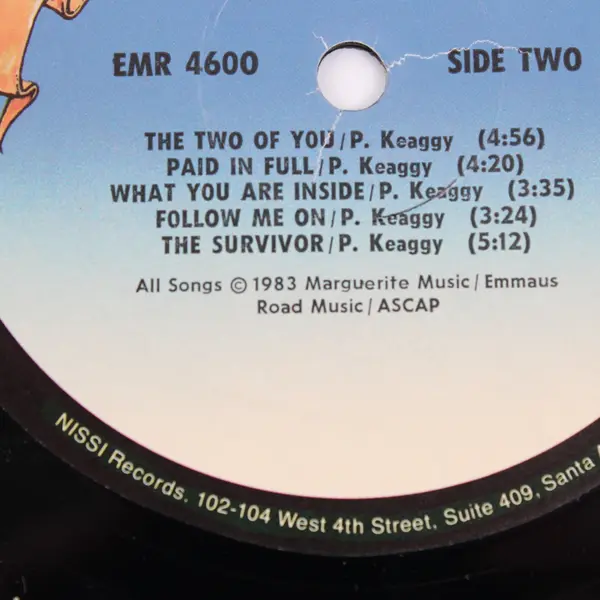 Phil Keaggy Underground 1983 Nissi Records 12" Vinyl Record EMR 4600