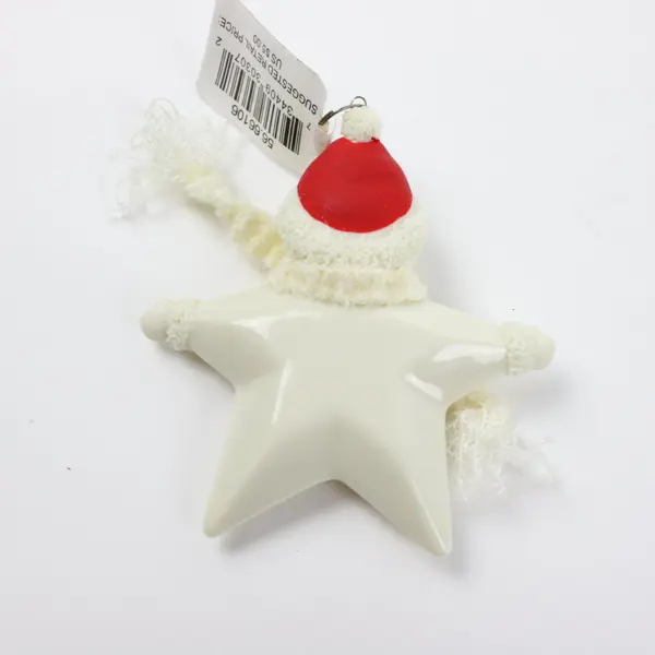Lot of 6 Department 56 Snowbabies Personalized Christmas Star Ornaments