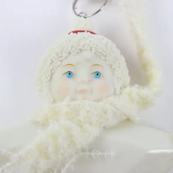 Lot of 6 Department 56 Snowbabies Personalized Christmas Star Ornaments