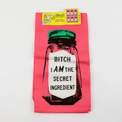 Blue Q Funny Secret Ingredient Kitchen Dish Towel NWT 