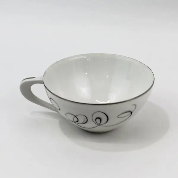 Set of 4 Style House Rhythm Fine China Tea Cup & Saucer Sets 
