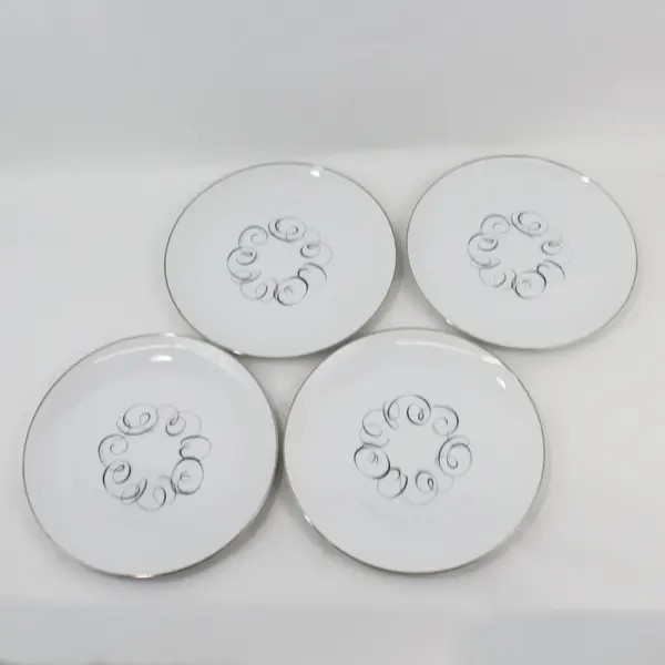 Style House Rhythm Fine China Dinner Plates Set of 4 10.5 in Japan