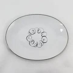 Vintage Style House "Rhythm" 14" Oval Meat Serving Platter ~Japan