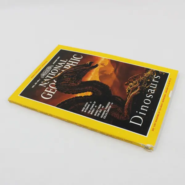 National Geographic Magazine January 1993 Vol 183 #1 Double Supplement Dinosaurs