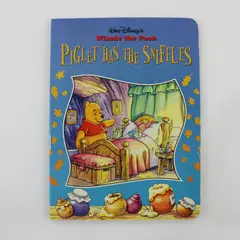 Walt Disney's Winnie the Pooh Piglet Has the Sniffles Children's Board Book 1998