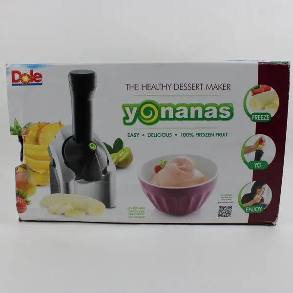 Dole Yonanas Healthy Dessert Maker Frozen Fruit Soft Serve Machine