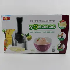 Dole Yonanas Healthy Dessert Maker Frozen Fruit Soft Serve Machine