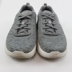 Skechers Women's GO WALK Flex Dazzling Smile Gray Lace-Up Walking Shoes Sz 7