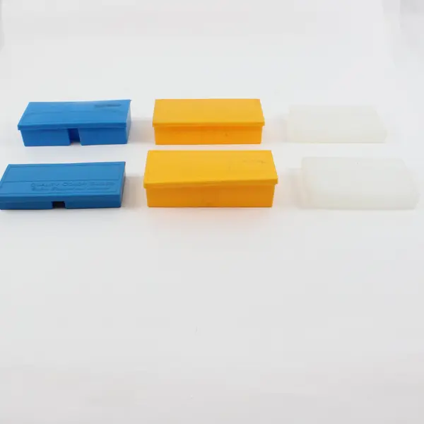 Lot of 6 Assorted Plastic Microscope Slide Storage Boxes Used Lab Storage