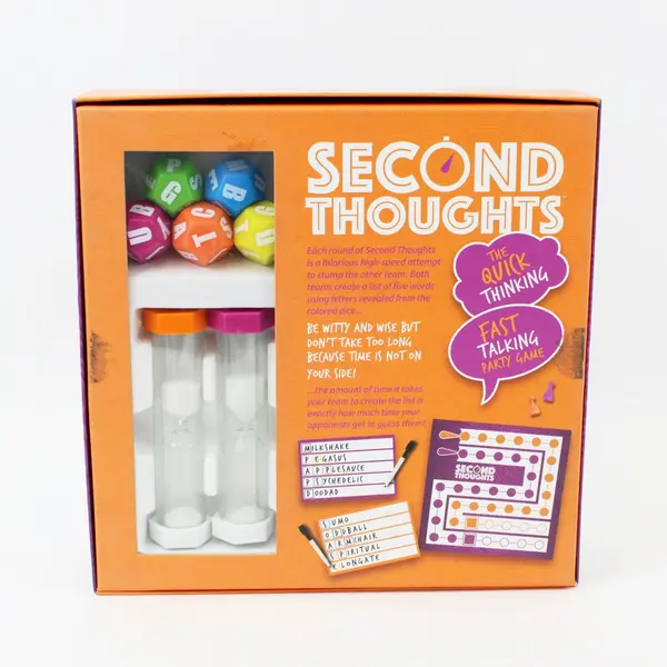 The Good Game Company Second Thoughts Quick Thinking Fast Talking Board Game