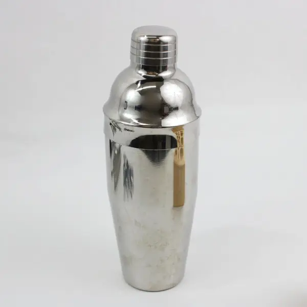 Unbranded Stainless Steel Cocktail Shaker Bartender Tool Set Wooden Stand