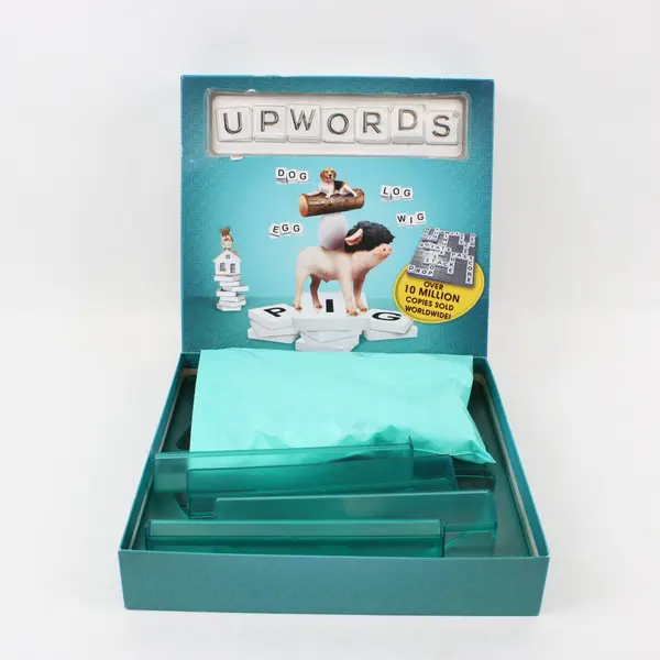Spin Master Upwords Board Game Quick Stacking Word Game
