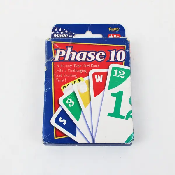 Fundex Phase 10 Card Game Rummy-Style Family Game #8220
