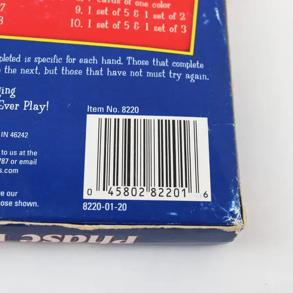 Fundex Phase 10 Card Game Rummy-Style Family Game #8220