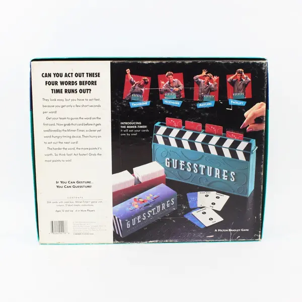 Milton Bradley Guesstures Split-Second Charades Party Game