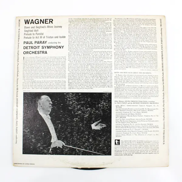 Mercury Living Presence Olympian Series MG 50107 Classical Sampler Wagner 12"