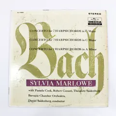 Sylvia Marlowe Decca Gold Label Bach 2/3/4 Harpsichords 12in LP DL 710028