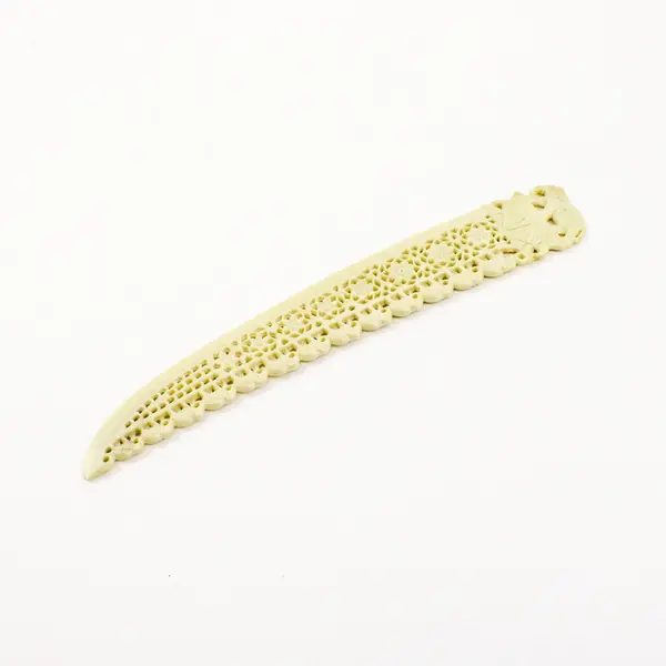 Vintage Carved Celluloid Elephant Letter Opener 7"