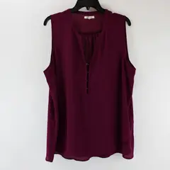 Maurices Women's Plum Purple Sleeveless Top XXL