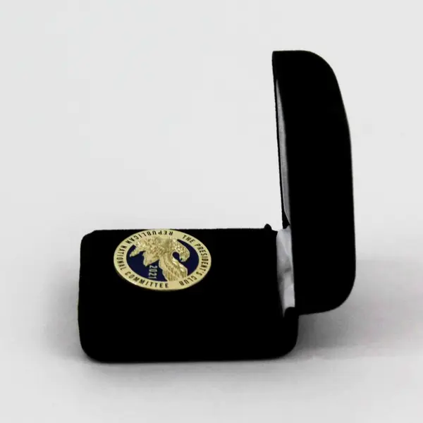 2021 RNC Republican National Committee President's Club Lapel Pin Box