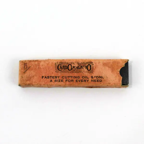 CarboMagnetO Sharpening Stone Hone Original Worn Paper Sleeve