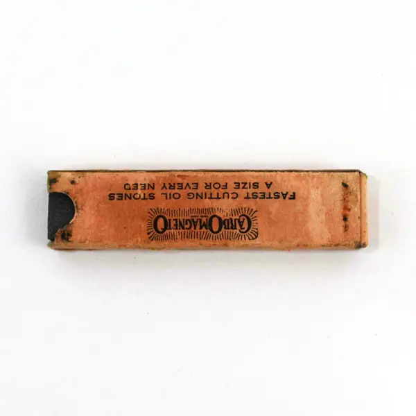 CarboMagnetO Sharpening Stone Hone Original Worn Paper Sleeve