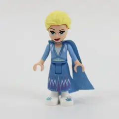 LEGO Disney Frozen Elsa Minifigure Blue Outfit Glitter Cape 27  801