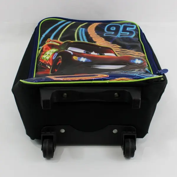 Disney Pixar Cars Lightning McQueen Neon Speed Rolling Backpack Used