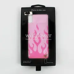 Wildflower Limited Edition iPhone XS Max Phone Case Pink Flame Print