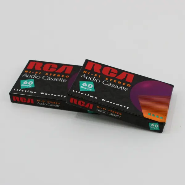 Lot of 2 RCA Hi-Fi 60 Minute Blank Audio Cassette Tape Sealed