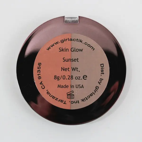 GIRLACTIK Skin Glow Duo Sunset 0.28 oz Full Size New 