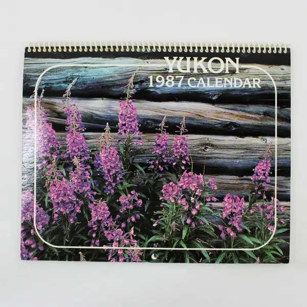 1987 Yukon Wall Calendar Studio North Ltd Spiral Bound Pre-Owned
